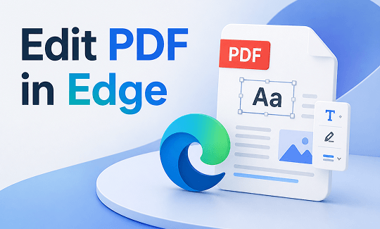 Step-by-Step Guide to Edit a PDF in Microsoft Edge [Newest]