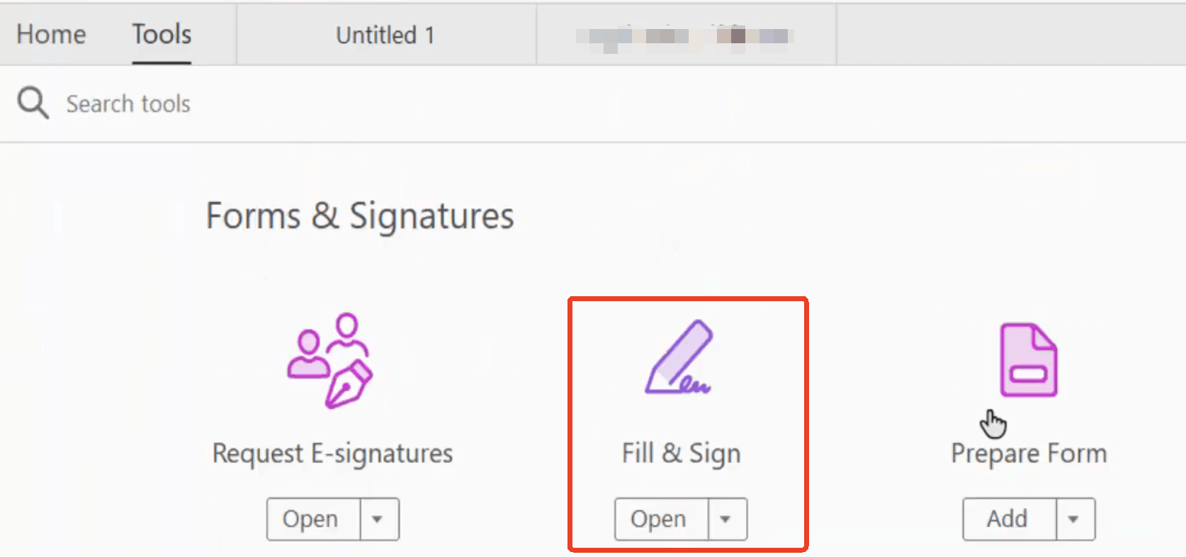 Adobe Acrobat Fill & Sign