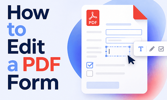 How to Edit a PDF Form Free, Fast & Easy | PDF Form Editor