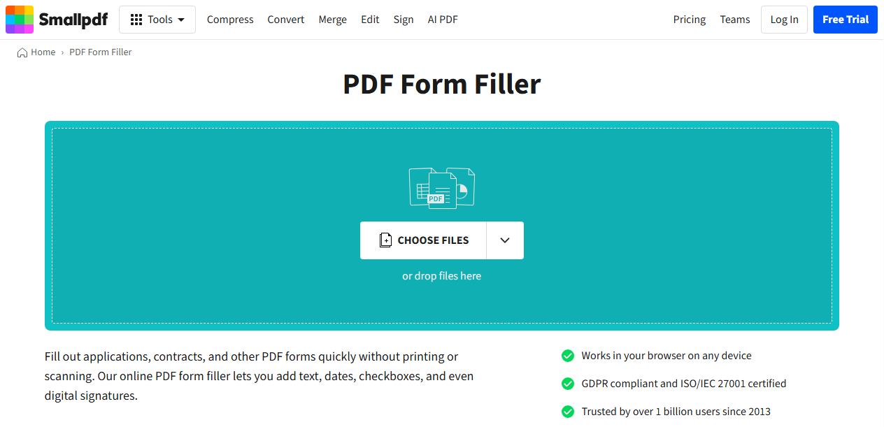smallpdf pdf form filler