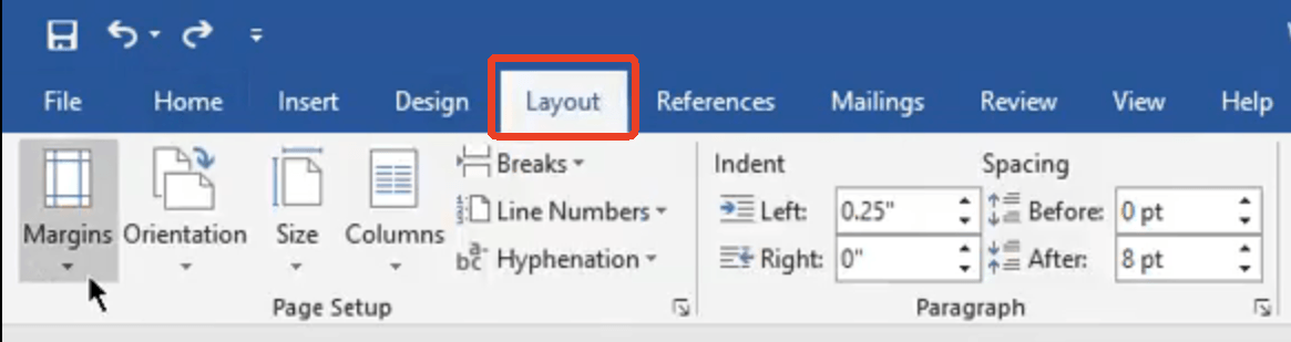 long bond paper size Word