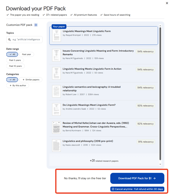 download academia PDF pack