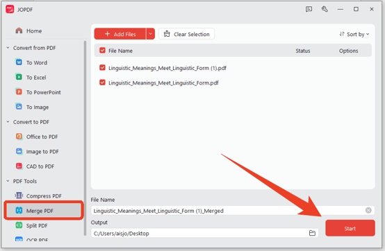 merge academia pdfs into one