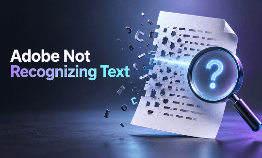 Adobe Not Recognizing Text? 7 Workable Fixes to Try in 2026