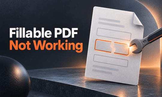 Fillable PDF Not Working? Common Causes and 7 Proven Fixes (2026 Guide)