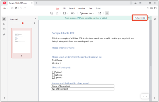 JOPDF OCR offline service