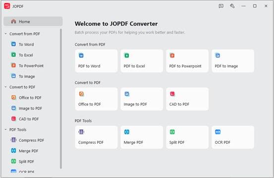 JOPDF PDF converter