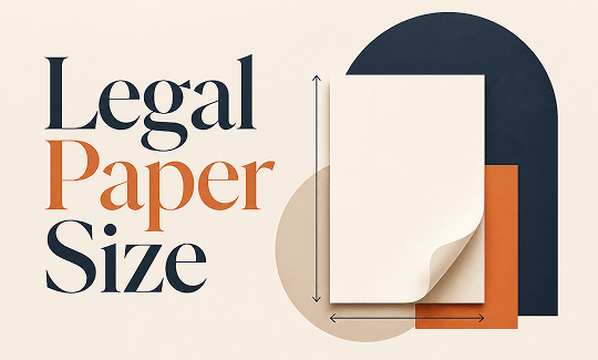 Legal Paper Size Dimensions: Legal Paper vs A4 vs Letter Paper Size