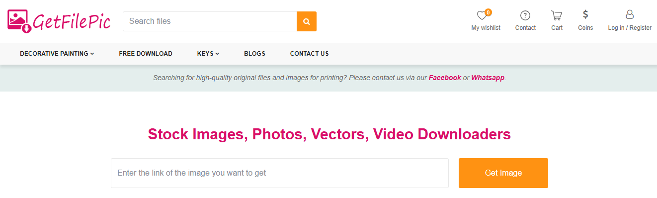 Getfilepic Pngtree images downloader