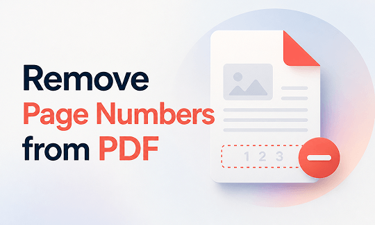 3 Proven Ways to Remove Page Numbers from PDF [Free &amp; Paid]