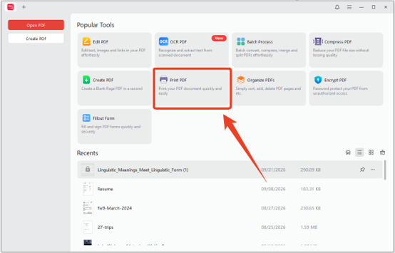 JOPDF print PDF tool