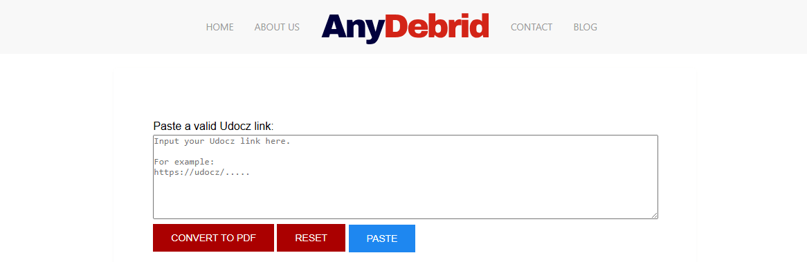 AnyDebrid uDocz downloader
