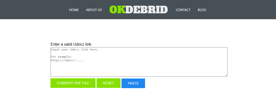OkDebrid uDocz downloader