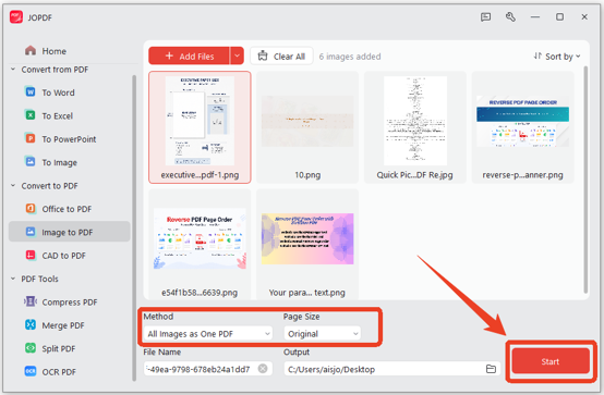 All Images as One PDF