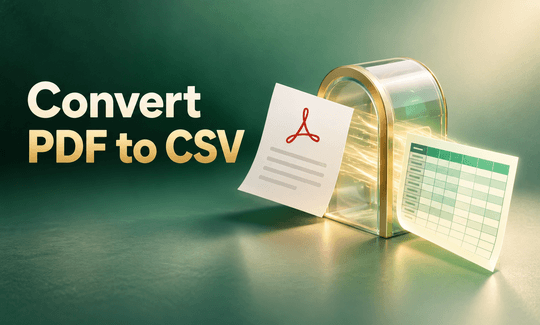 4 Proven Ways to Convert PDF to CSV (Including Scanned PDFs)