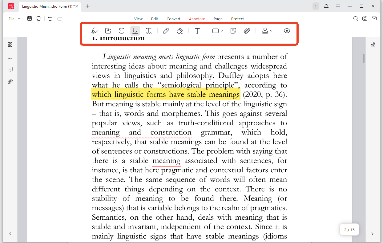 PDF Annotate and Highlight Tools