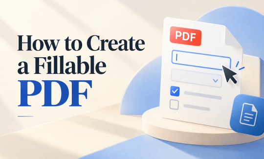 Detailed Guide on How to Create a Fillable PDF in 4 Proven Ways