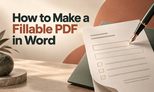 Discover How to Make a Fillable PDF in Word [Detailed Guide]